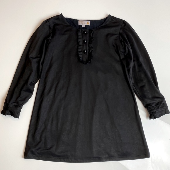 Sierra Julian Girls Dress Black - Picture 1 of 9